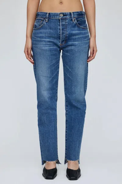 MOUSSY HARRIS STRAIGHT JEAN IN BLUE