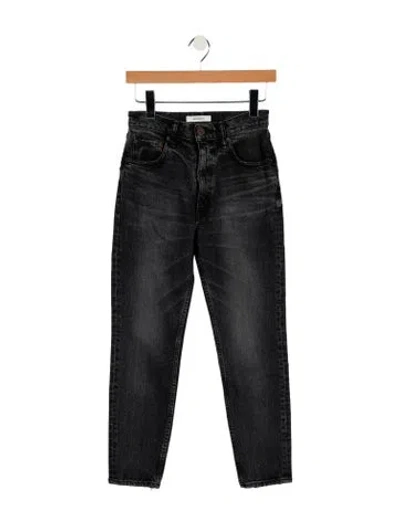 Pre-owned Moussy High-rise Skinny Leg Jeans In Black