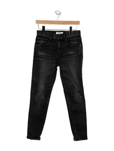 Pre-owned Moussy High-rise Skinny Leg Jeans In Black