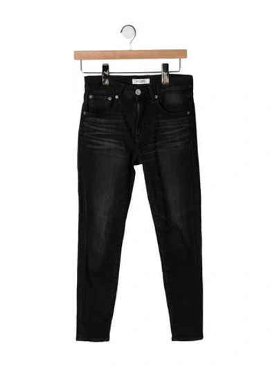 Pre-owned Moussy High-rise Skinny Leg Jeans In Black