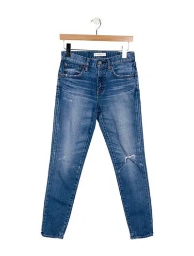 Pre-owned Moussy High-rise Skinny Leg Jeans In Blue