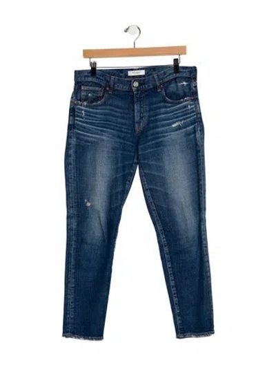 Pre-owned Moussy High-rise Skinny Leg Jeans In Blue