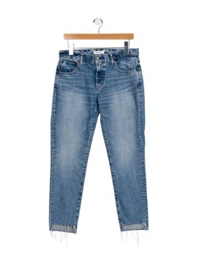 Pre-owned Moussy High-rise Skinny Leg Jeans In Blue