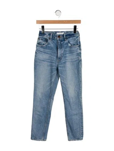 Pre-owned Moussy High-rise Skinny Leg Jeans In Blue