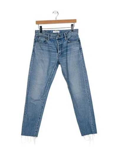 Pre-owned Moussy High-rise Skinny Leg Jeans In Blue