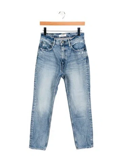 Pre-owned Moussy High-rise Skinny Leg Jeans In Blue