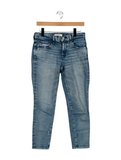 Pre-owned Moussy High-rise Skinny Leg Jeans In Blue