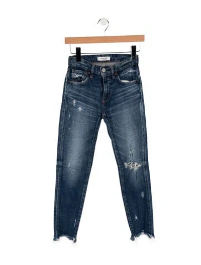 Pre-owned Moussy High-rise Skinny Leg Jeans In Blue