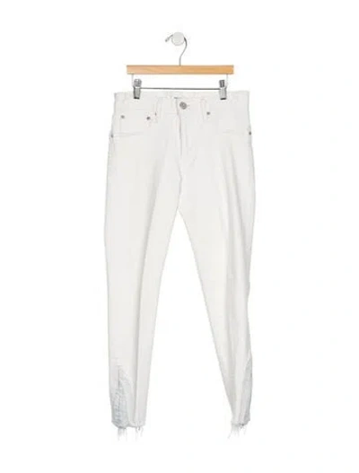Pre-owned Moussy High-rise Skinny Leg Jeans In Blue