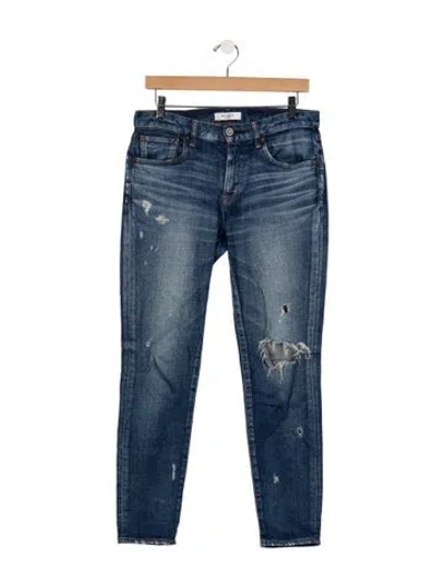 Pre-owned Moussy High-rise Skinny Leg Jeans In Blue