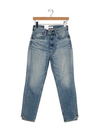 Pre-owned Moussy High-rise Skinny Leg Jeans W/ Tags In Blue
