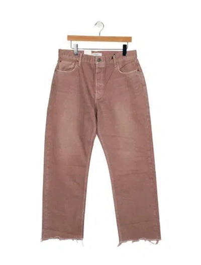 Pre-owned Moussy High-rise Straight Leg Jeans W/ Tags In Purple