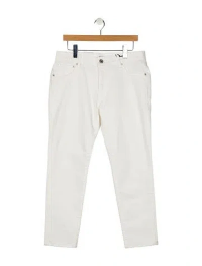 Pre-owned Moussy High-rise Straight Leg Jeans W/ Tags In White