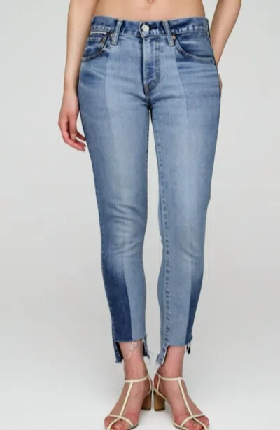Moussy Hiltonia Skinny Jean In Blue