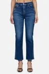 Moussy Hoffman Flare Jeans In Blue In Blue