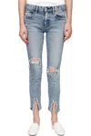 Moussy Ithan Skinny Jeans In Light Blue In Blue