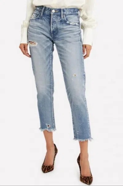 Moussy Kelly Tapered Jean In Blue