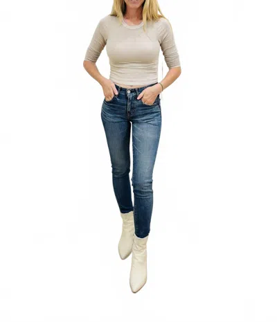 Moussy Knowles Skinny Jeans In Blue