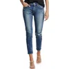 Moussy Lenwood Skinny Jean In Blue In Black