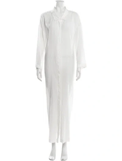 Pre-owned Moussy Long Sleeve Button-up Top W/ Tags In White