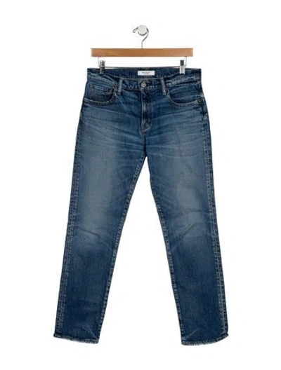 Pre-owned Moussy Low-rise Straight Leg Jeans In Blue