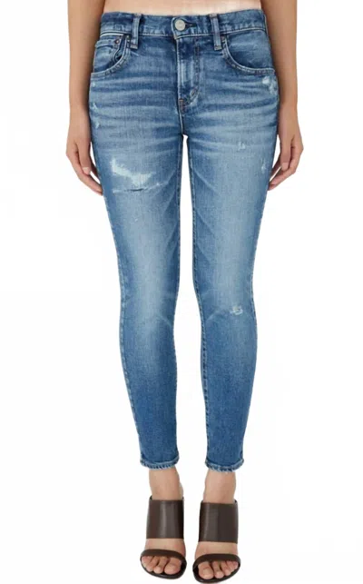 Moussy Meadowood Skinny Jean In Blue