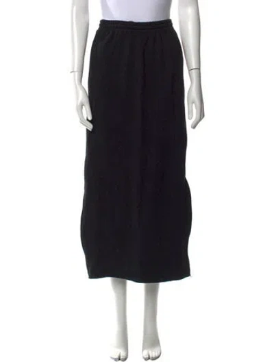 Pre-owned Moussy Midi Length Skirt In Black