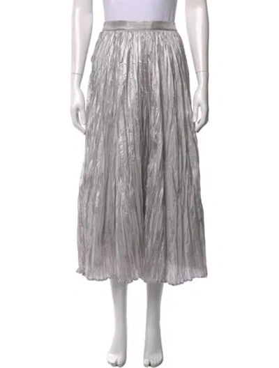 Pre-owned Moussy Midi Length Skirt In Grey
