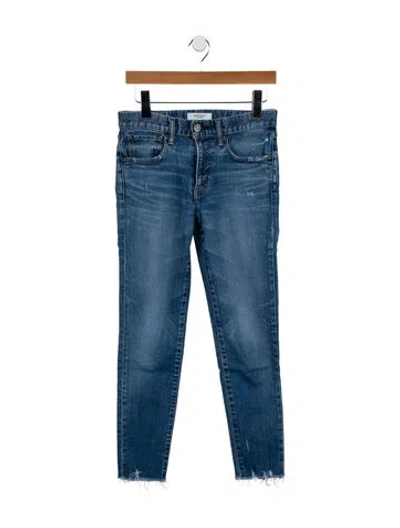 Pre-owned Moussy Mid-rise Skinny Leg Jeans In Blue