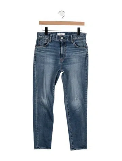 Pre-owned Moussy Mid-rise Skinny Leg Jeans In Blue
