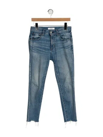 Pre-owned Moussy Mid-rise Skinny Leg Jeans In Blue
