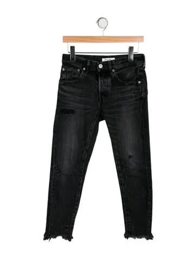 Pre-owned Moussy Mid-rise Skinny Leg Jeans In Blue