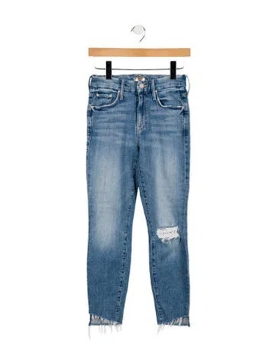 Pre-owned Moussy Mid-rise Skinny Leg Jeans In Blue