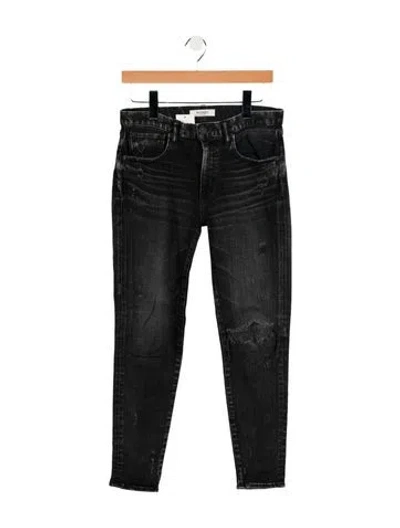 Pre-owned Moussy Mid-rise Skinny Leg Jeans In Blue