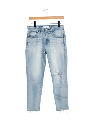 Pre-owned Moussy Mid-rise Skinny Leg Jeans In Blue