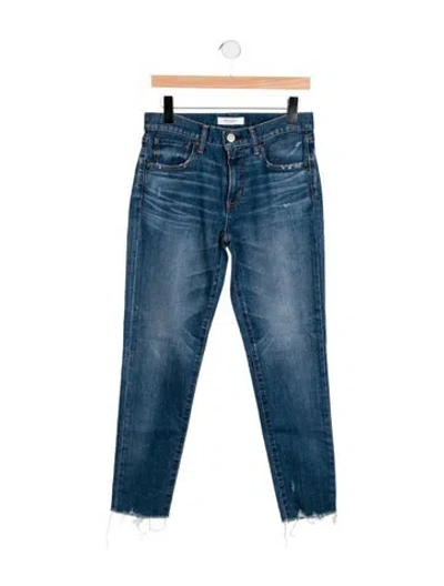 Pre-owned Moussy Mid-rise Skinny Leg Jeans In Blue