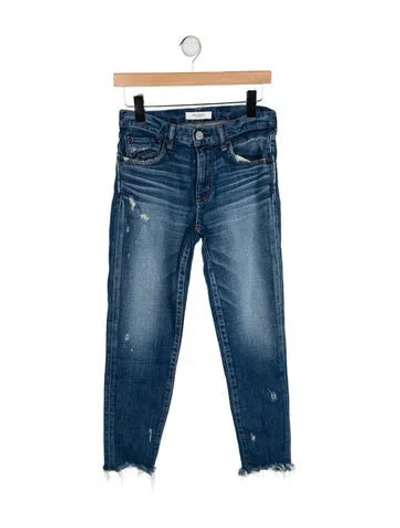 Pre-owned Moussy Mid-rise Skinny Leg Jeans In Blue