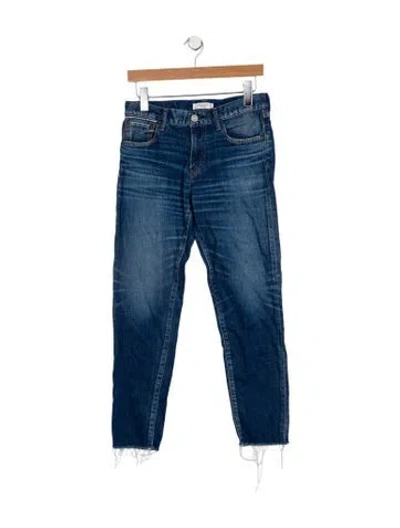 Pre-owned Moussy Mid-rise Skinny Leg Jeans In Blue