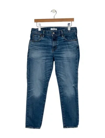 Pre-owned Moussy Mid-rise Skinny Leg Jeans In Blue