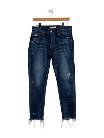 Pre-owned Moussy Mid-rise Skinny Leg Jeans In Blue