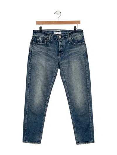 Pre-owned Moussy Mid-rise Skinny Leg Jeans In Blue
