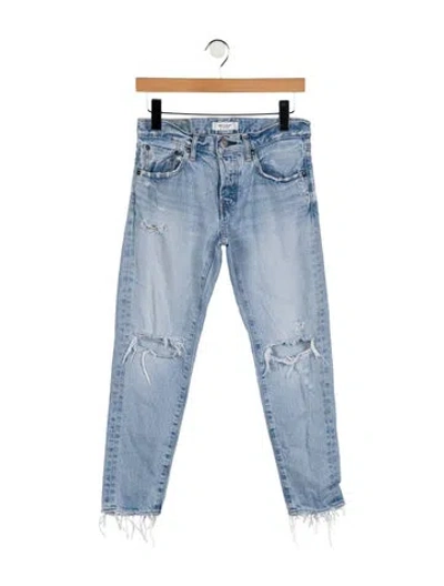 Pre-owned Moussy Mid-rise Skinny Leg Jeans In Blue