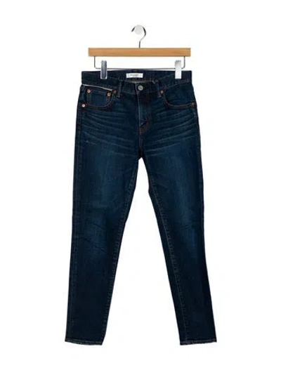 Pre-owned Moussy Mid-rise Skinny Leg Jeans In Blue