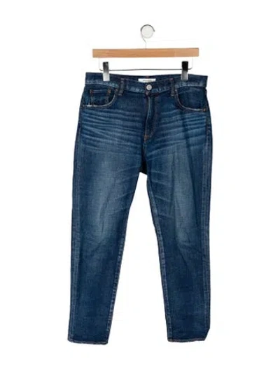 Pre-owned Moussy Mid-rise Skinny Leg Jeans In Blue