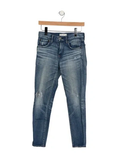 Pre-owned Moussy Mid-rise Skinny Leg Jeans In Blue