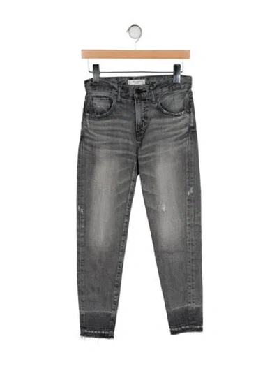 Pre-owned Moussy Mid-rise Skinny Leg Jeans In Gray