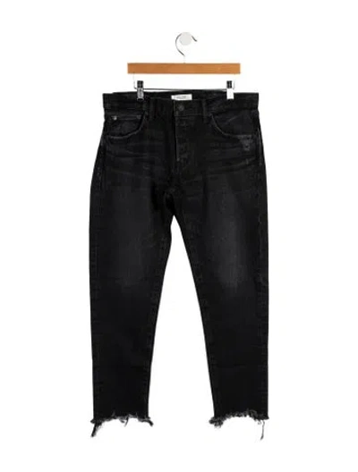 Pre-owned Moussy Mid-rise Skinny Leg Jeans In Gray
