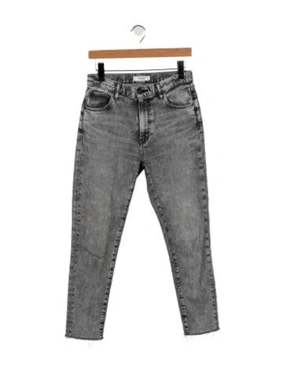 Pre-owned Moussy Mid-rise Skinny Leg Jeans In Gray