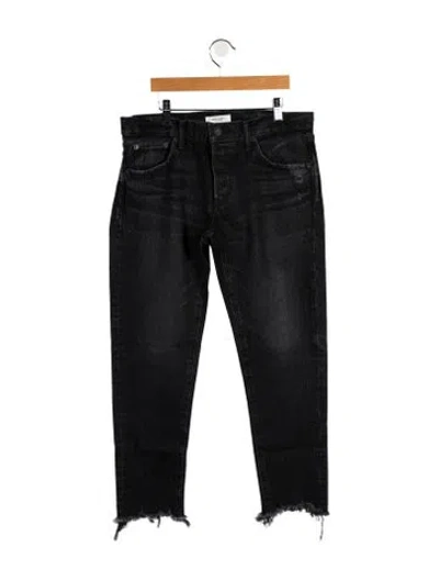Pre-owned Moussy Mid-rise Skinny Leg Jeans In Gray