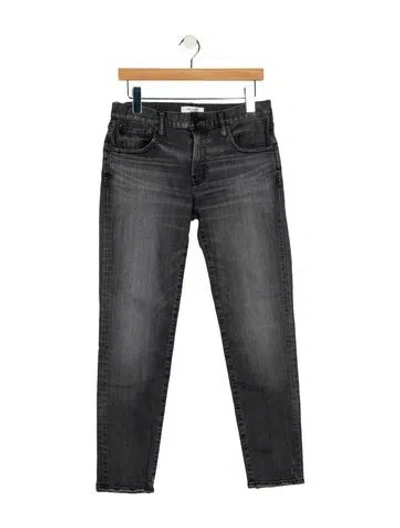 Pre-owned Moussy Mid-rise Skinny Leg Jeans In Gray